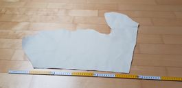 Leder helles beige (echtes Nappa Rindsleder) Reststück