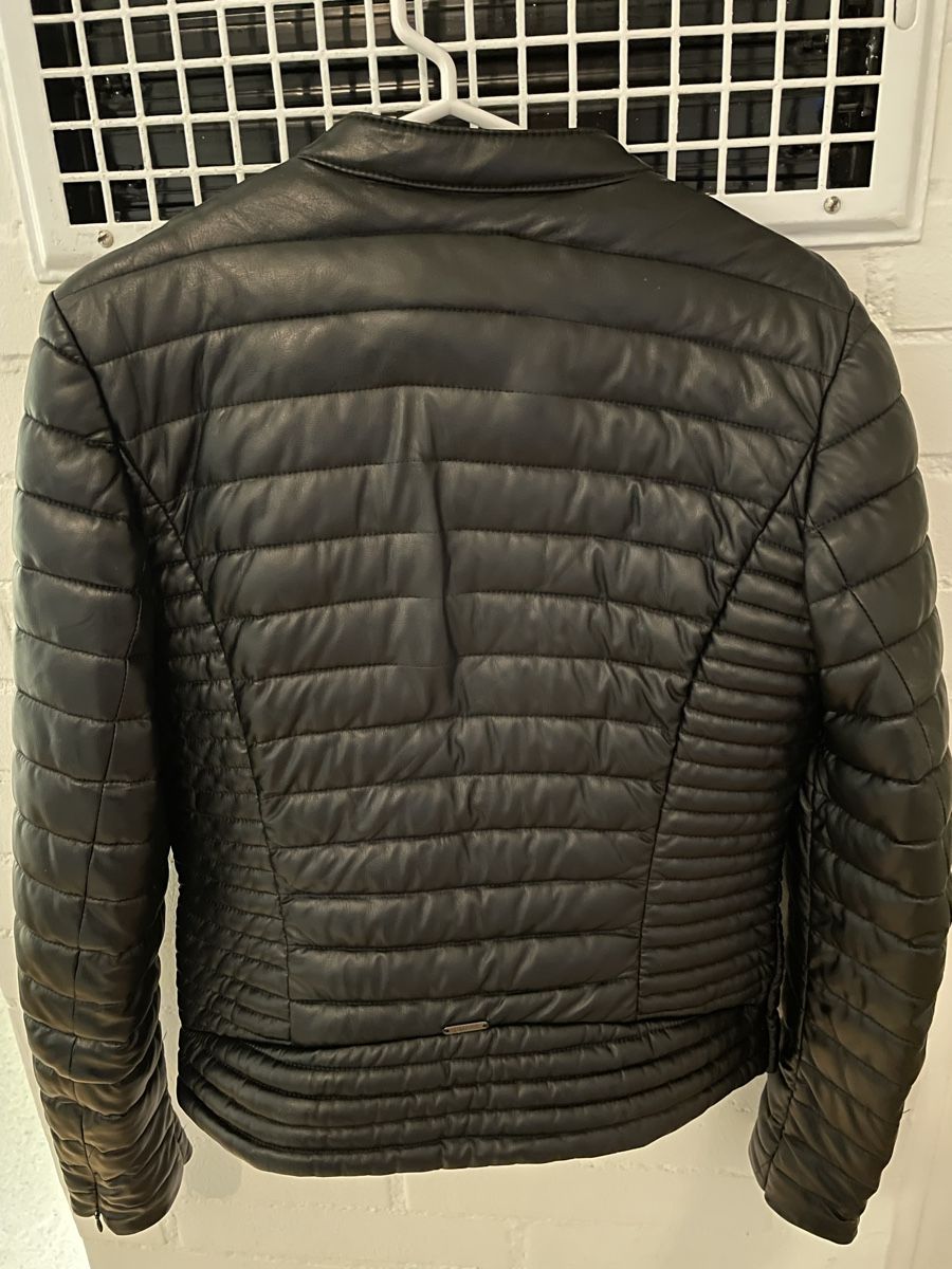 Guess Jacken: Guess Damen Lederjacke Grösse S Schwarz – Gebraucht aus Zug von alex___4 1