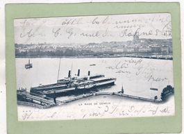 Genève La Rade de Genève  Schiff Leman 1903
