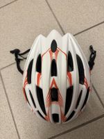 Fahrradhelm Leopard MB20 S/M weiss/orange guter Zustand
