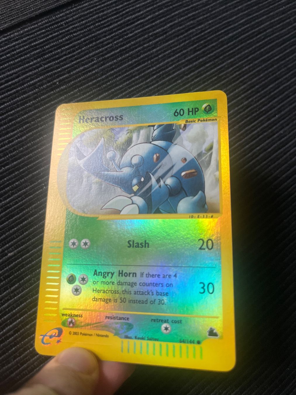 Pokémon Carte collezionabili: Pokemon Heracross Reverse Holo Skyridge – Usato da Wabern venduto da Collectfun 1