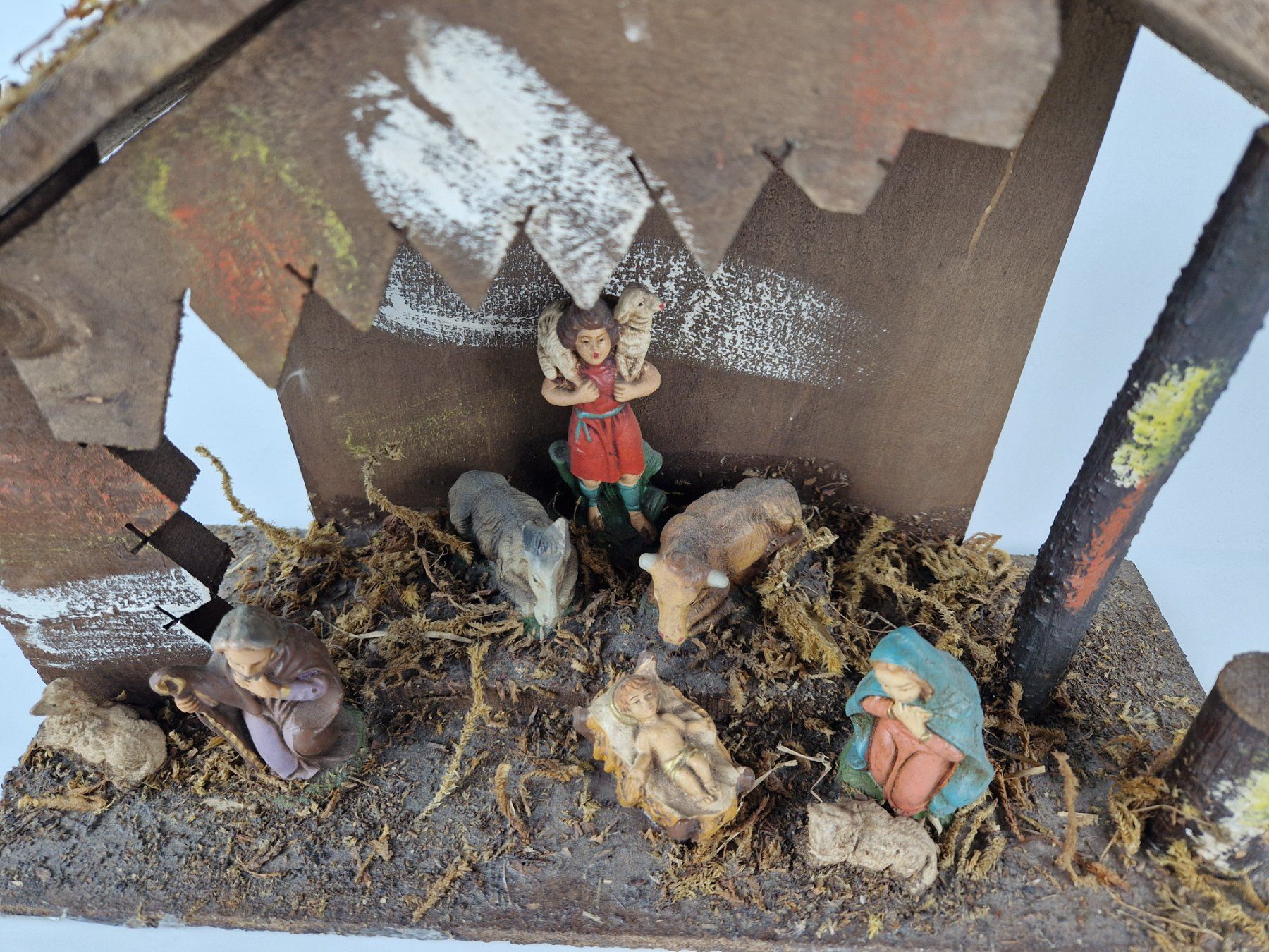 Alle Dekorationen: Weihnachtskrippe mit Figuren – Gebraucht aus Muhen von Restwert_Muhen 1