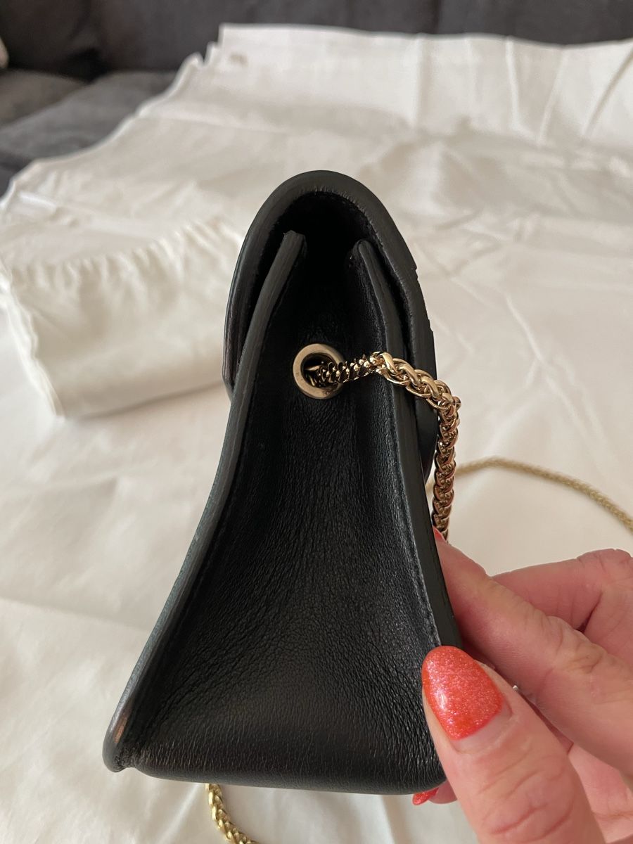 Furla Borse: Furla Ledertasche schwarz mit gold – Nuovo (secondo la descrizione) da Zürich venduto da cosmic_mariposa 5