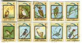 Briefmarken "Vögel". Kuba