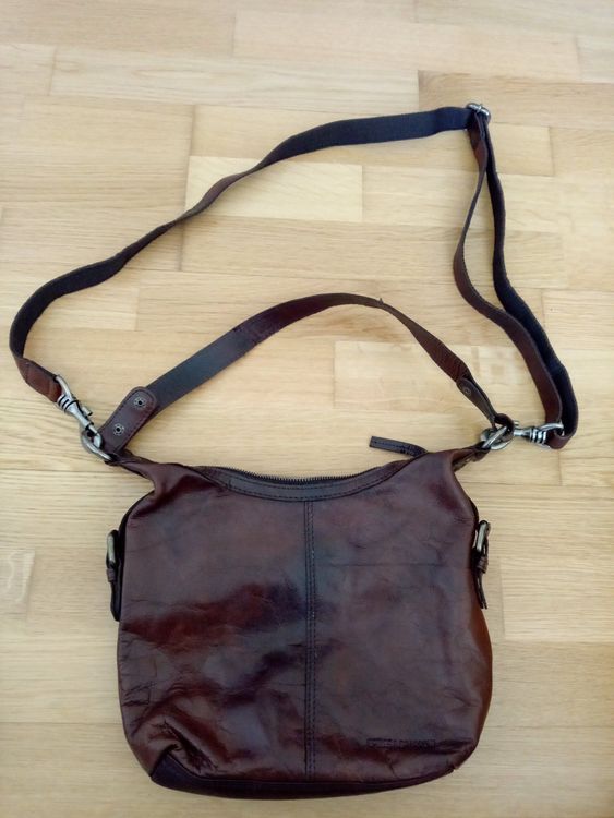 Leder Handgelenktasche Von Spikes & Sparrow – Klein, Praktisch & Stylisch In Brandy Braun