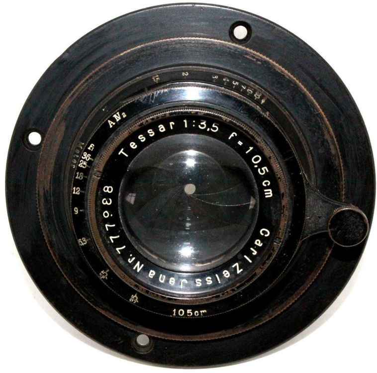 Lens Carl Zeiss Jena Tessar 1:3,5 f = 5 cm (Zeiss Ikon A-G Dresden) Mount CONTAX