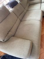 Ausziebares Ecksofa mit Stauraum