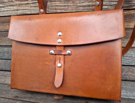Armee Ledertasche,Kartentasche 1974,Militär