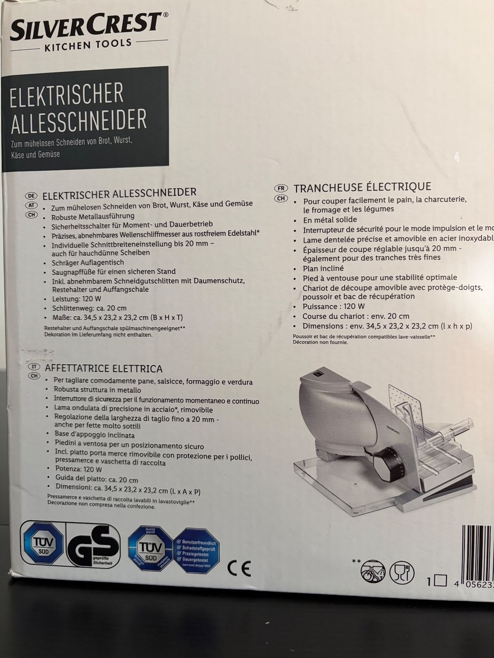 SilverCrest Küchengeräte: Elektrischer Allesschneider – Gebraucht aus Wetzikon ZH von orni66 1