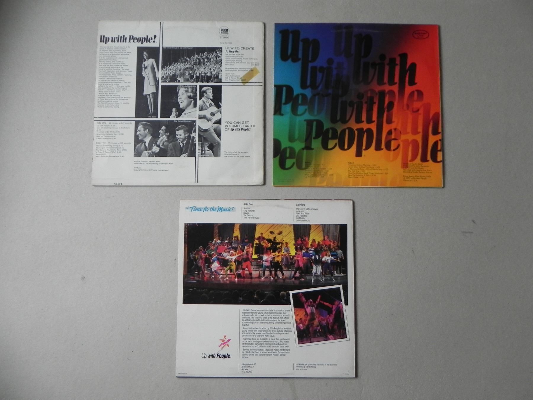 Schallplatten: 3 LP Up with People 1970-1987 Autogramme – Gebraucht aus Siebnen von krimsie 1