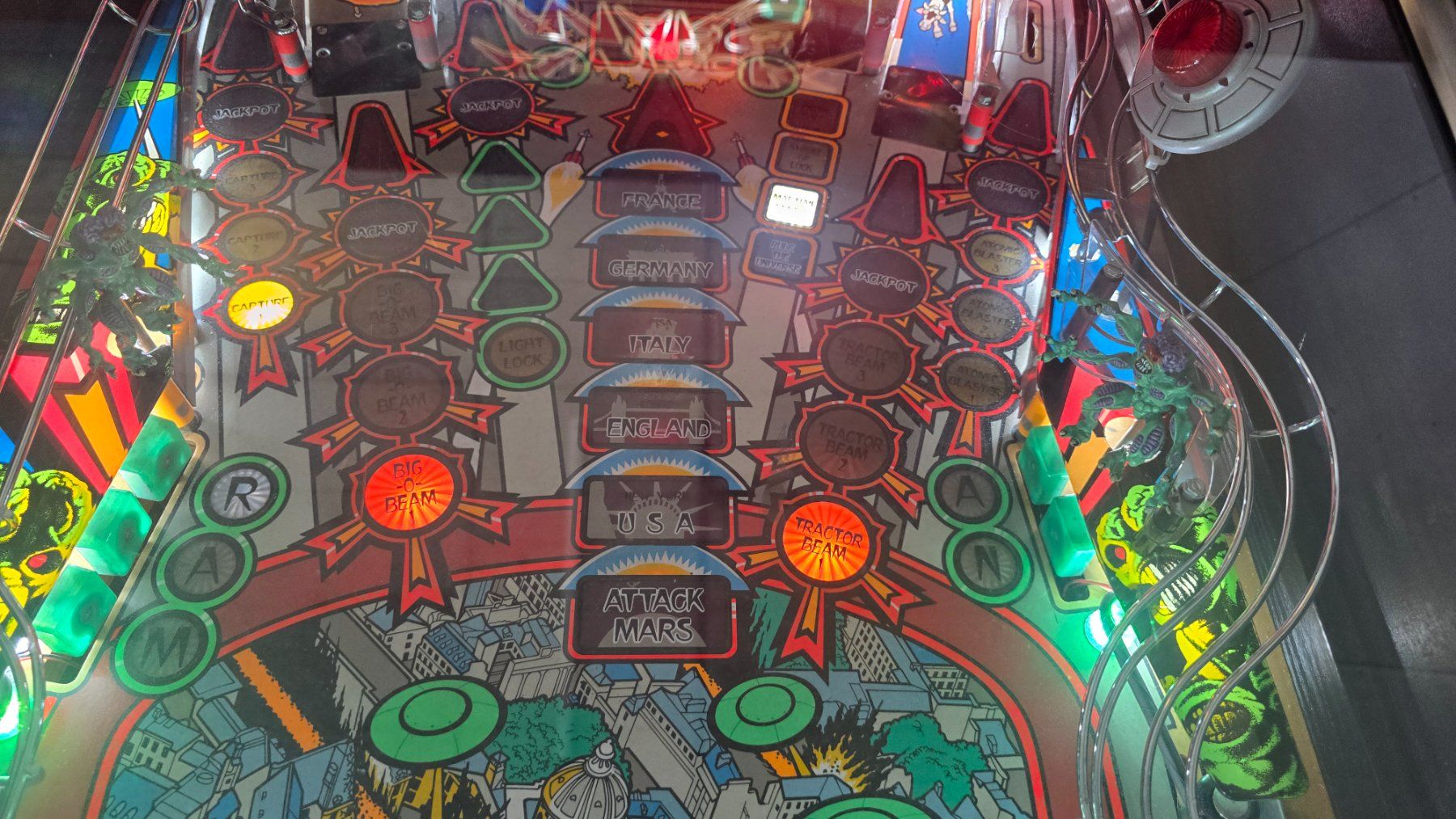 Stern Pinball Flippers: Flipper Bally Williams Attack from Mars mit Garantie !! – D'occasion à Fribourg par japanaddict 3