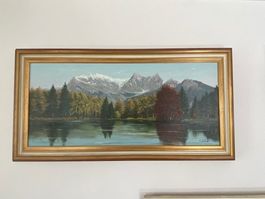 Oelgemälde - O. Pulver 90' - Landschaft