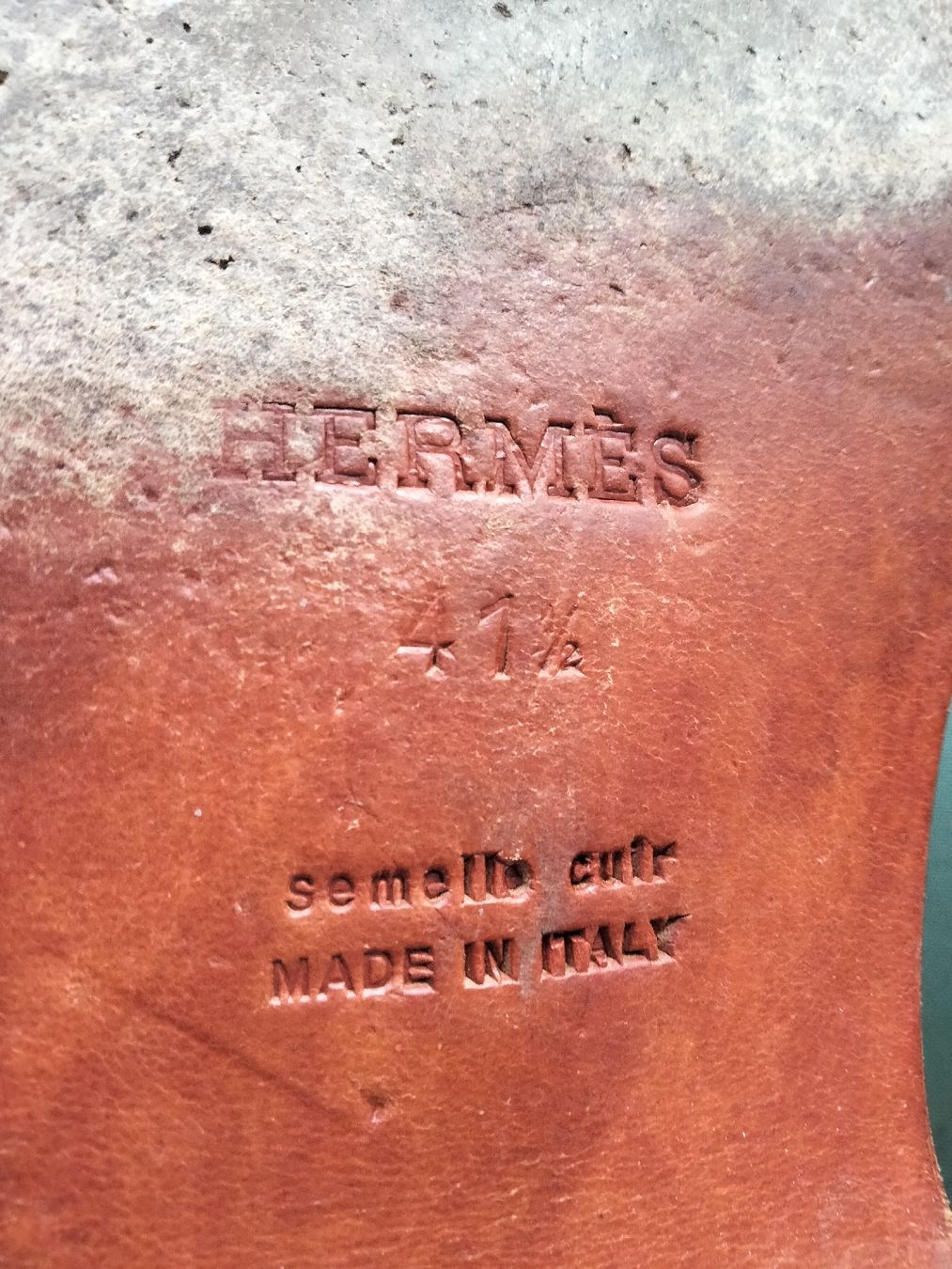 Hermès Scarpe da uomo: Hermès Mokassins Leder Gr. 43 camelbraun – Usato da Küsnacht ZH venduto da turtlehouse 2
