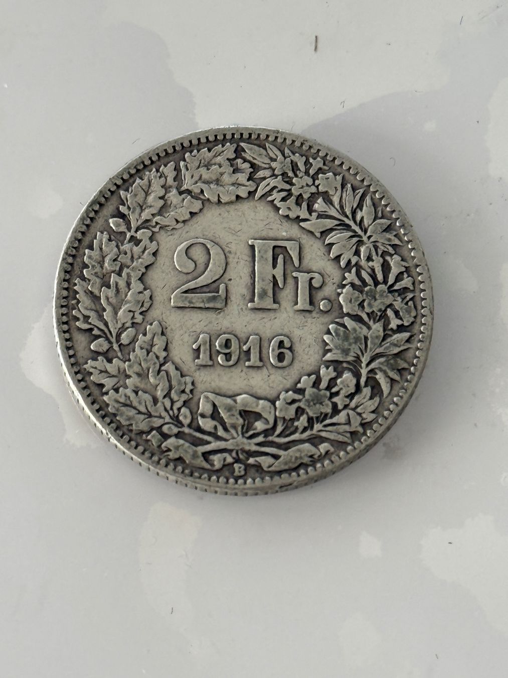 Tutti le monete: 2 Franken 1916  Rar – Usato da Wallisellen venduto da SWISS_SILVER1