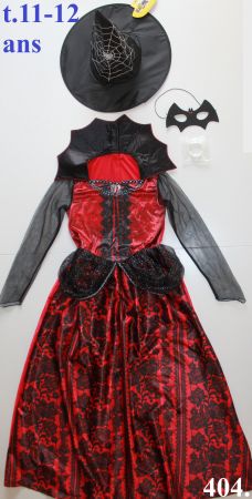 Costume sorcière - vampire / Hexe - Vampir t. 11-12 ans