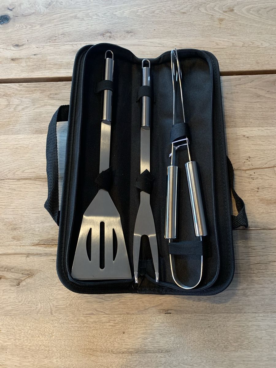 Set di posate: Grillbesteck Set, 3-teilig. – Nuovo e nell'imballaggio originale da heiligenschwendi venduto da bonitasunny