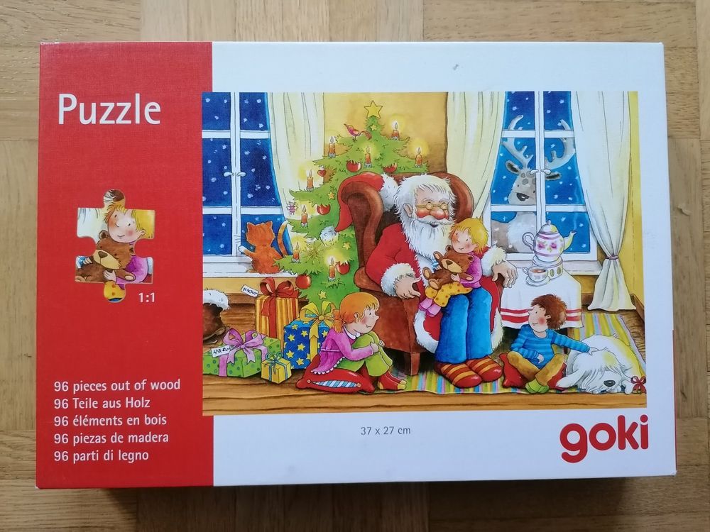 Masterpieces Weihnachtspuzzle Mit Glitzer – 500 Teile, 38,1x53,3 Cm, Inkl. Poster, Recycelt