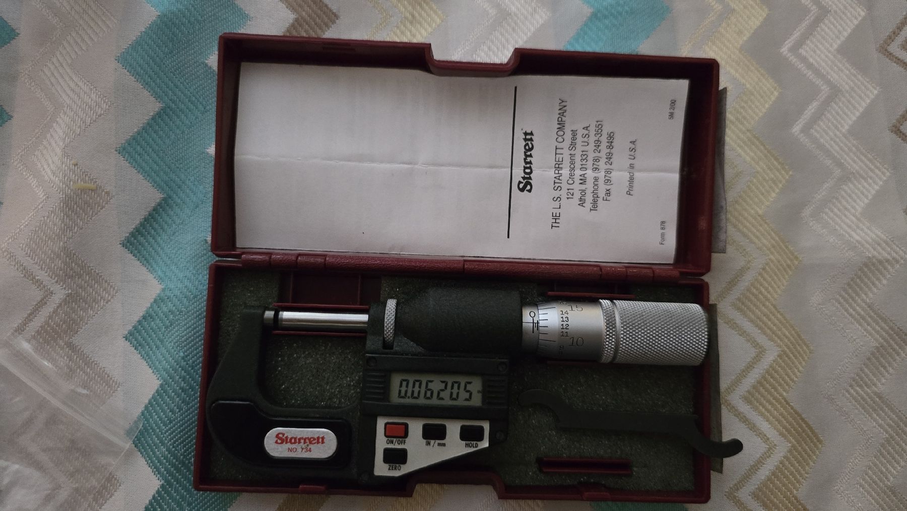 Misurare: Digital micrometer Starret – Usato da Effretikon venduto da hug_6zr9 3
