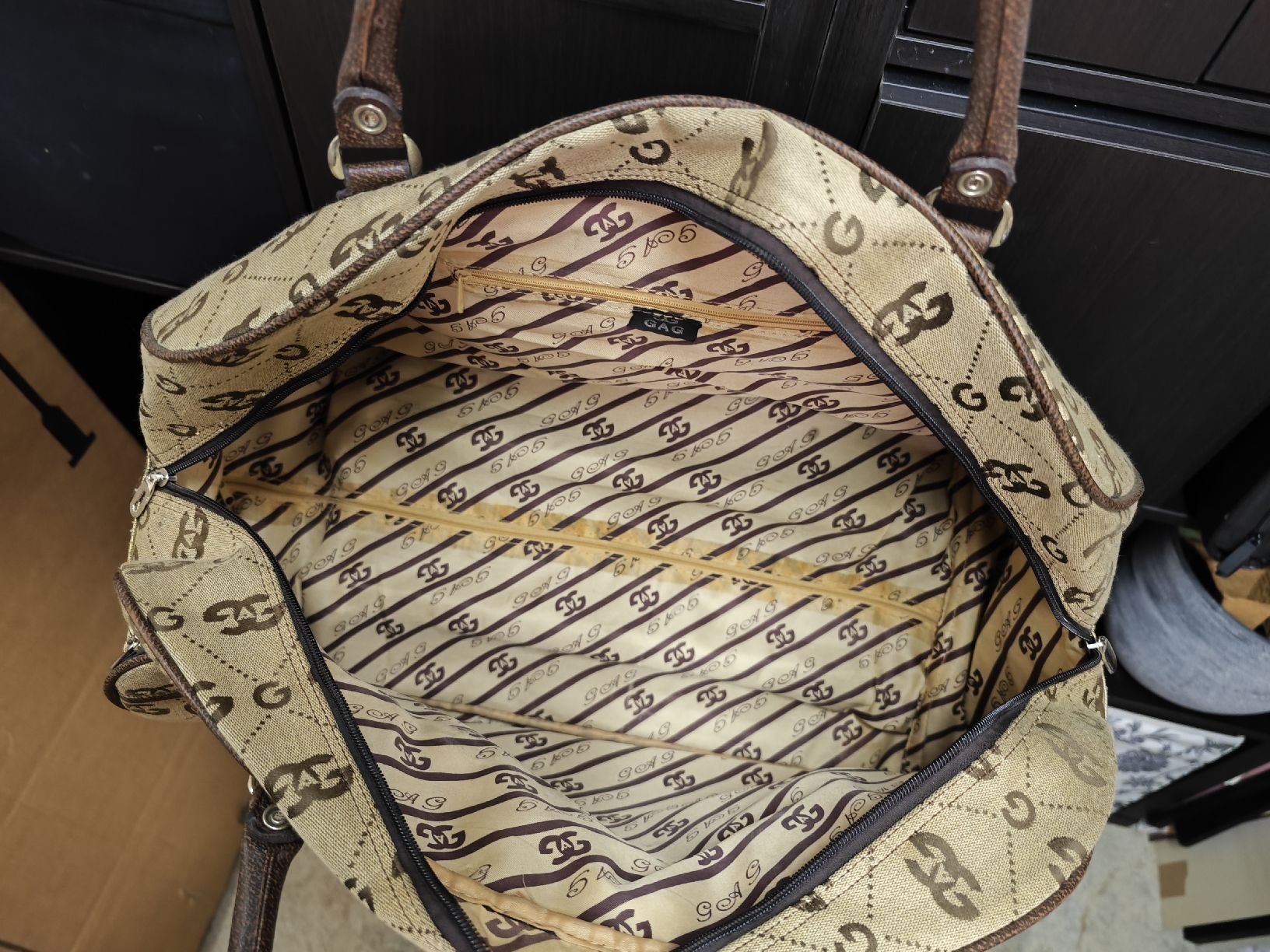 Borse: Weekender Reisetasche mit Rollen, Vintage – Usato da Zürich venduto da 456666 2