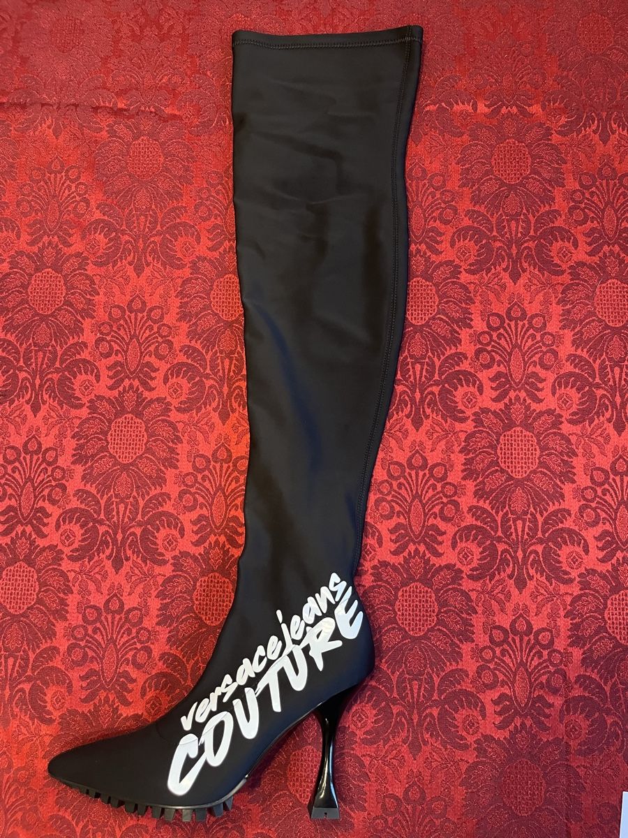 Versace Scarpe da donna: Versace Jeans Couture Overknees – Nuovo e nell'imballaggio originale da Klingnau venduto da f.collicutt 7