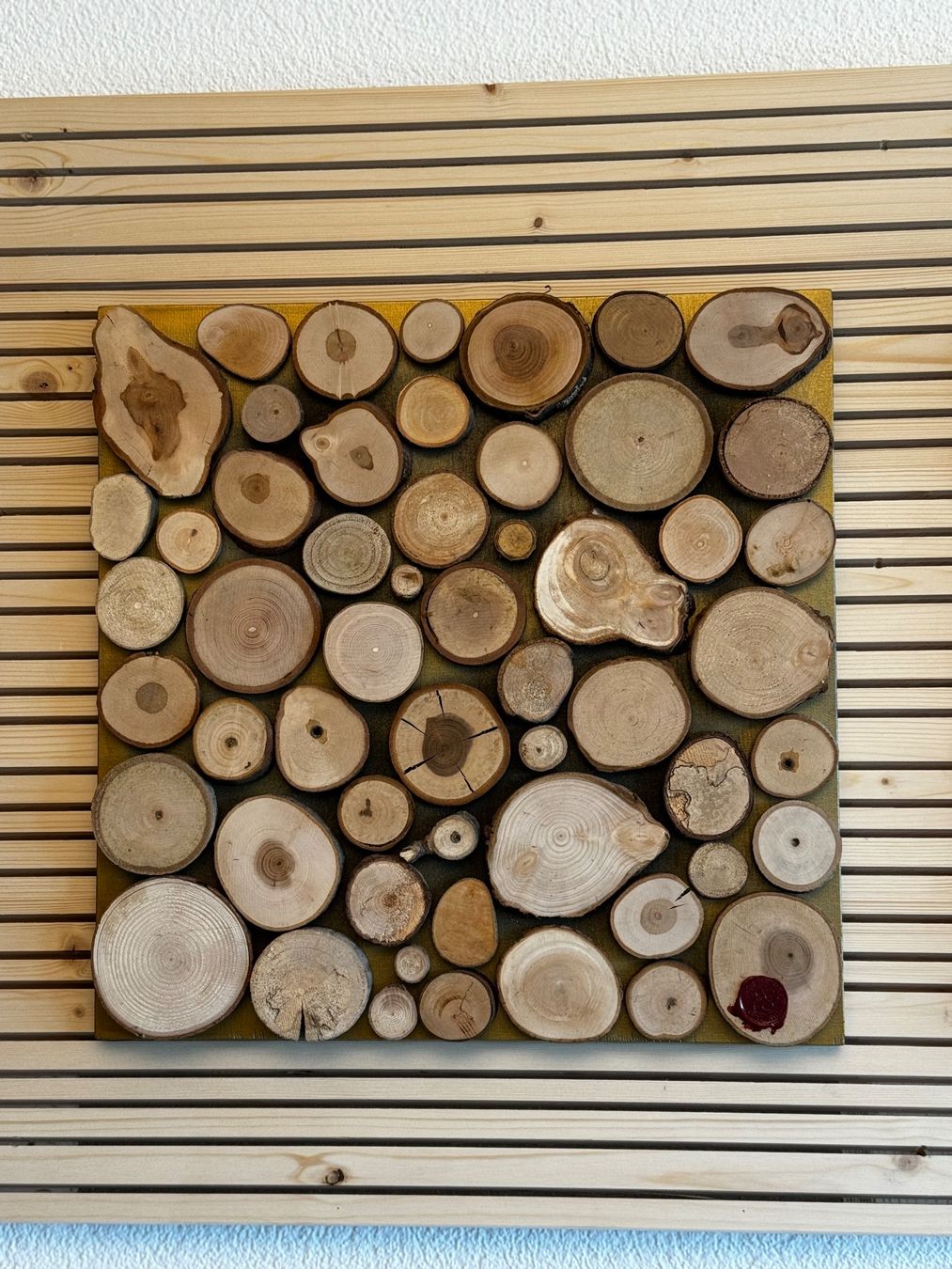 Articoli in legno: Bild aus Holzscheiben Holz – Usato da Brunnen venduto da Holz-style 1