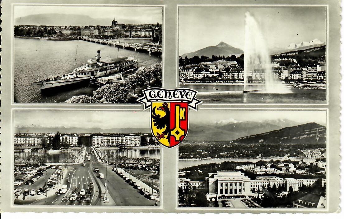 Cartoline postali: AK Genf - Stempel CFF Bouveret – Usato da Hochdorf venduto da Ziegel-16 1