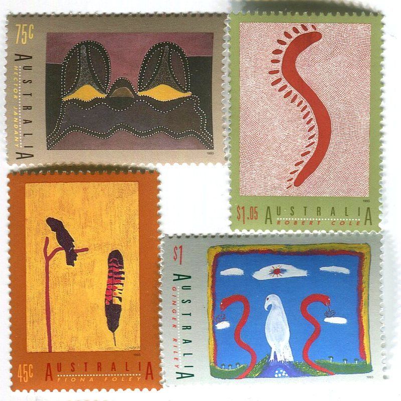 Tutti i francobolli: Briefmarken "Malerei". Australien – Nuovo e nell'imballaggio originale da Basel venduto da Butsch5