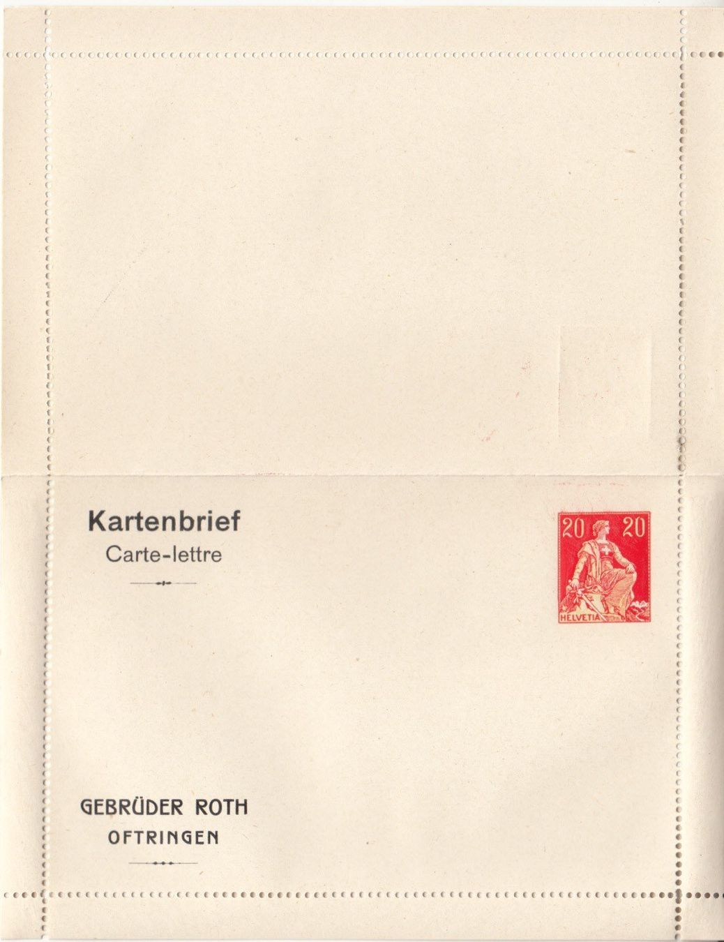 Tutti i francobolli: SGK PKB 007 Roth Oftringen – Usato da Bürglen TG venduto da StampGraf 1