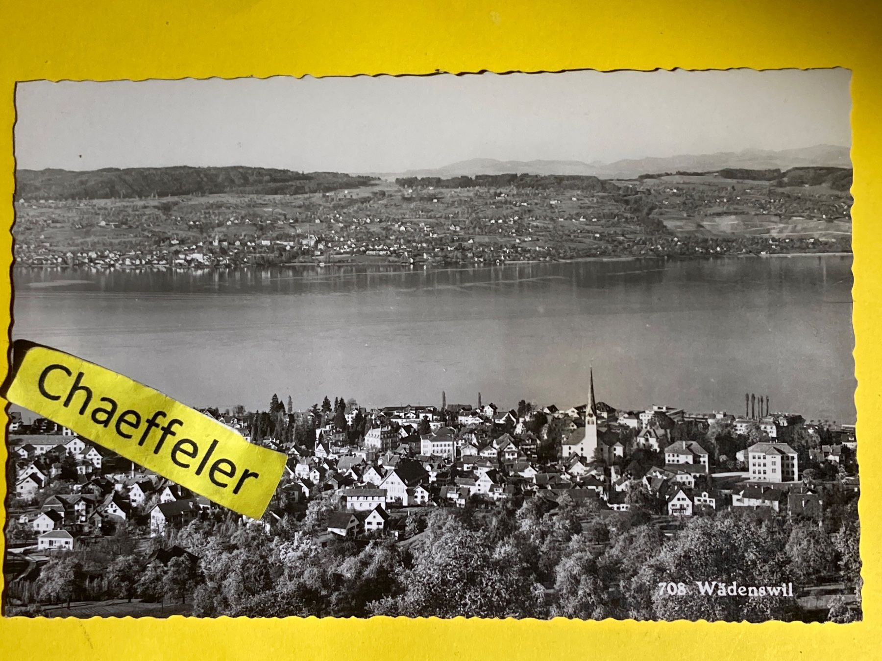 Ansichtskarten: 708 Wädenswil – Gebraucht aus Zürich von Chaeffeler