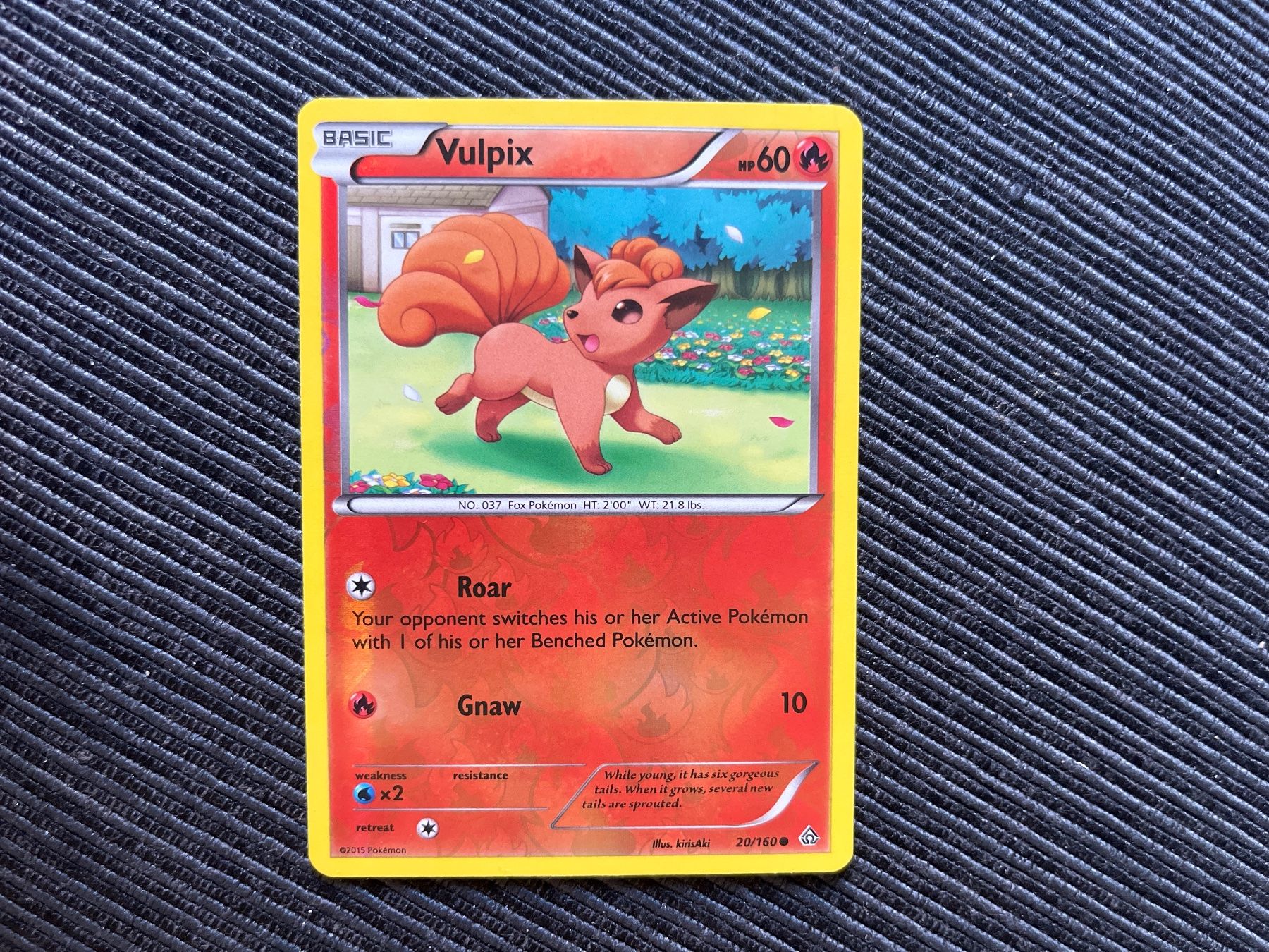 Pokémon Sammelbilder & Trading cards: Pokemon Vulpix Reverse Holo XY Primal Clash NM – Gebraucht aus Wabern von Collectfun