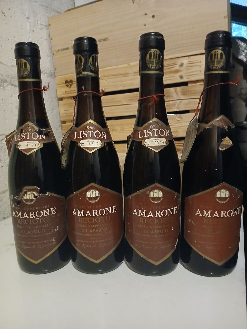 Vino: 4x Amarone Liston 1966 – Usato da Kriens venduto da Arthur73 1