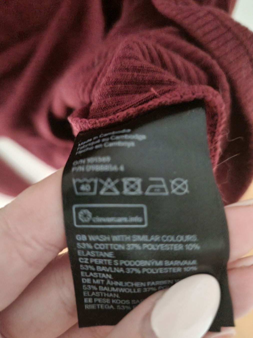 H&M Maglioni & Felpe: H&M Herbst Longsleeve, Weinrot – Usato da Altstätten SG venduto da melii._.98 1
