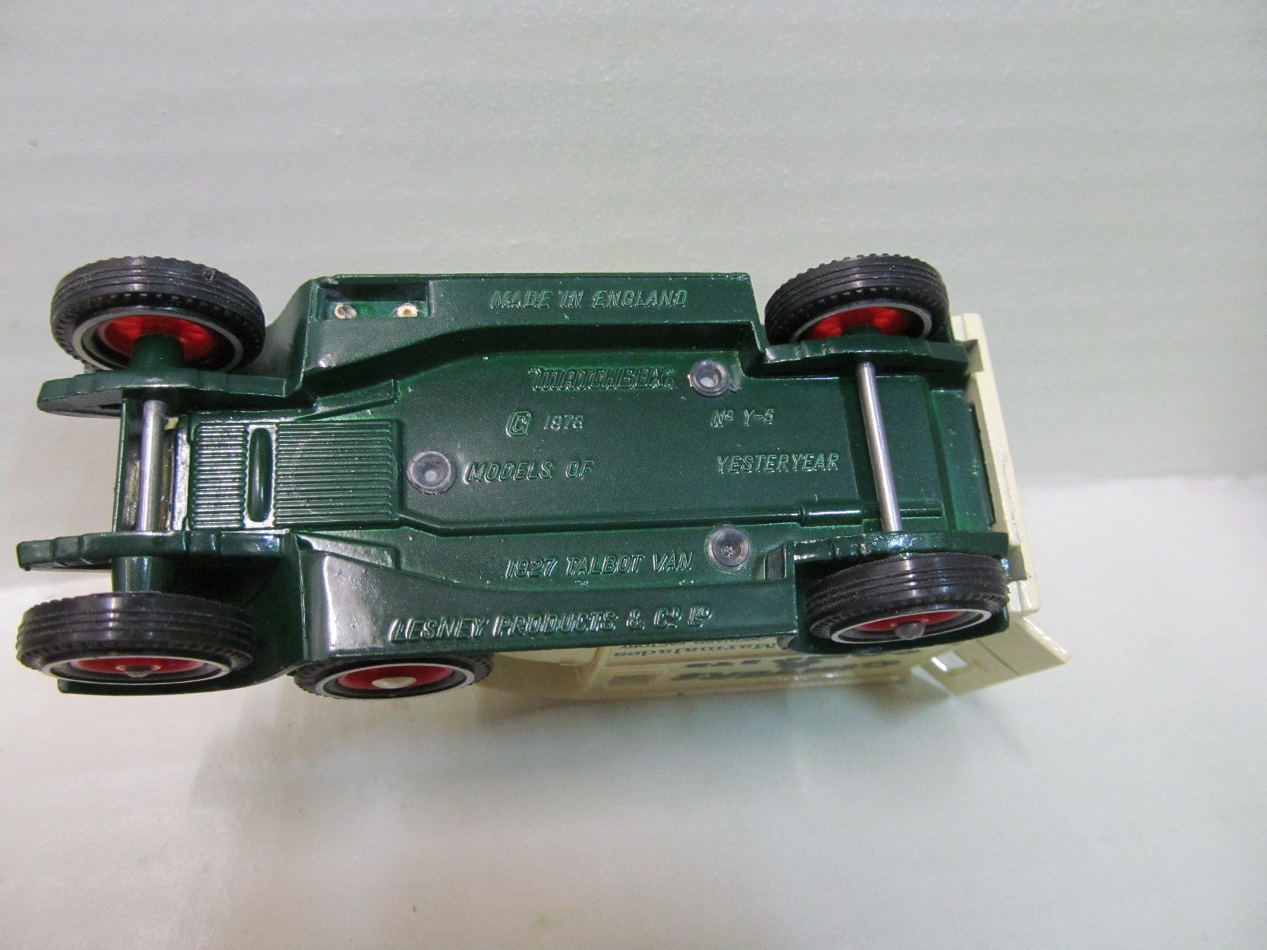 Matchbox Modellini d'auto: TALBOT - VAN 1927 MARMALDES FACTORI  WERBE MODELL – Nuovo (secondo la descrizione) da Grueningen venduto da malamut56 5