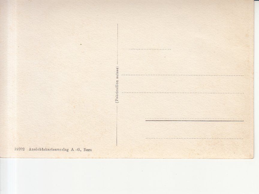 Ansichtskarten: Wetterhorn ca. 1930 – Gebraucht aus Bürglen TG von StampGraf 1