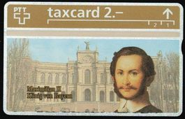 Taxcard 324L_61112 Maximilian II. von Bayern ungebraucht