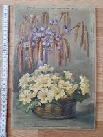 Ölgemälde Stilleben Blumenstrauss E. Brunschweiler