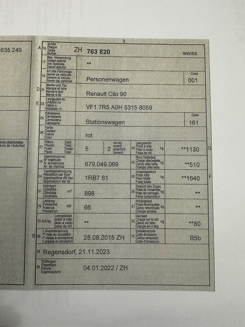 Automobili: Renault Clio, Swiss Edition 0.9 – Usato da Urdorf venduto da VukKar 9