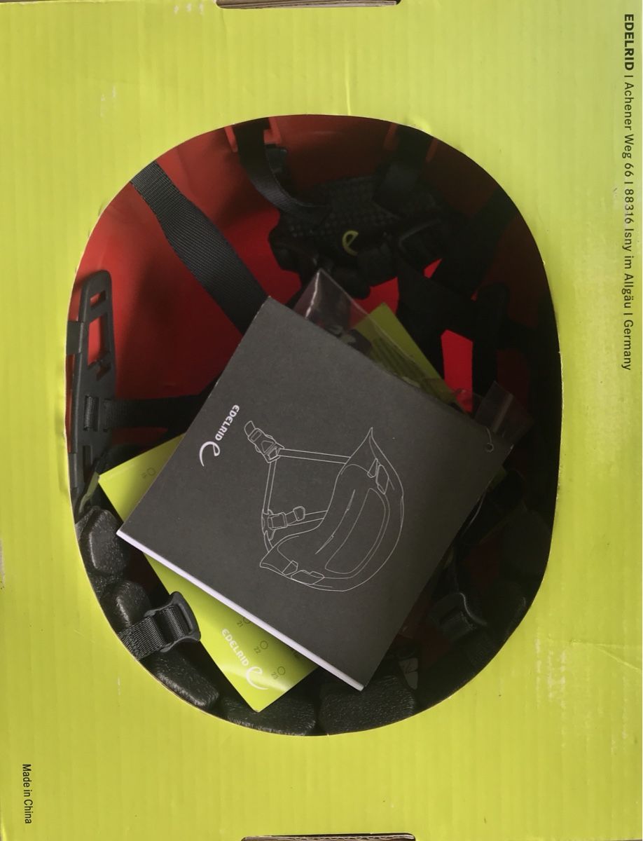 Edelrid Gesichts- und Gehörschutz: Edelrid Ultra Lite II Industry red one size – Neu und originalverpackt aus Ebnat-Kappel von Molton 6