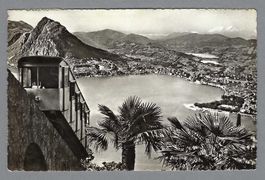 1955, LUGANO FUNICOLARE MONTE BRÉ