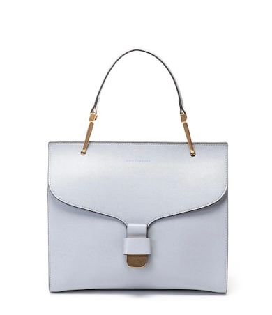 Sac à Main Coccinelle Liya Top Handle - Cuir Marron, Neuf Avec étiquettes