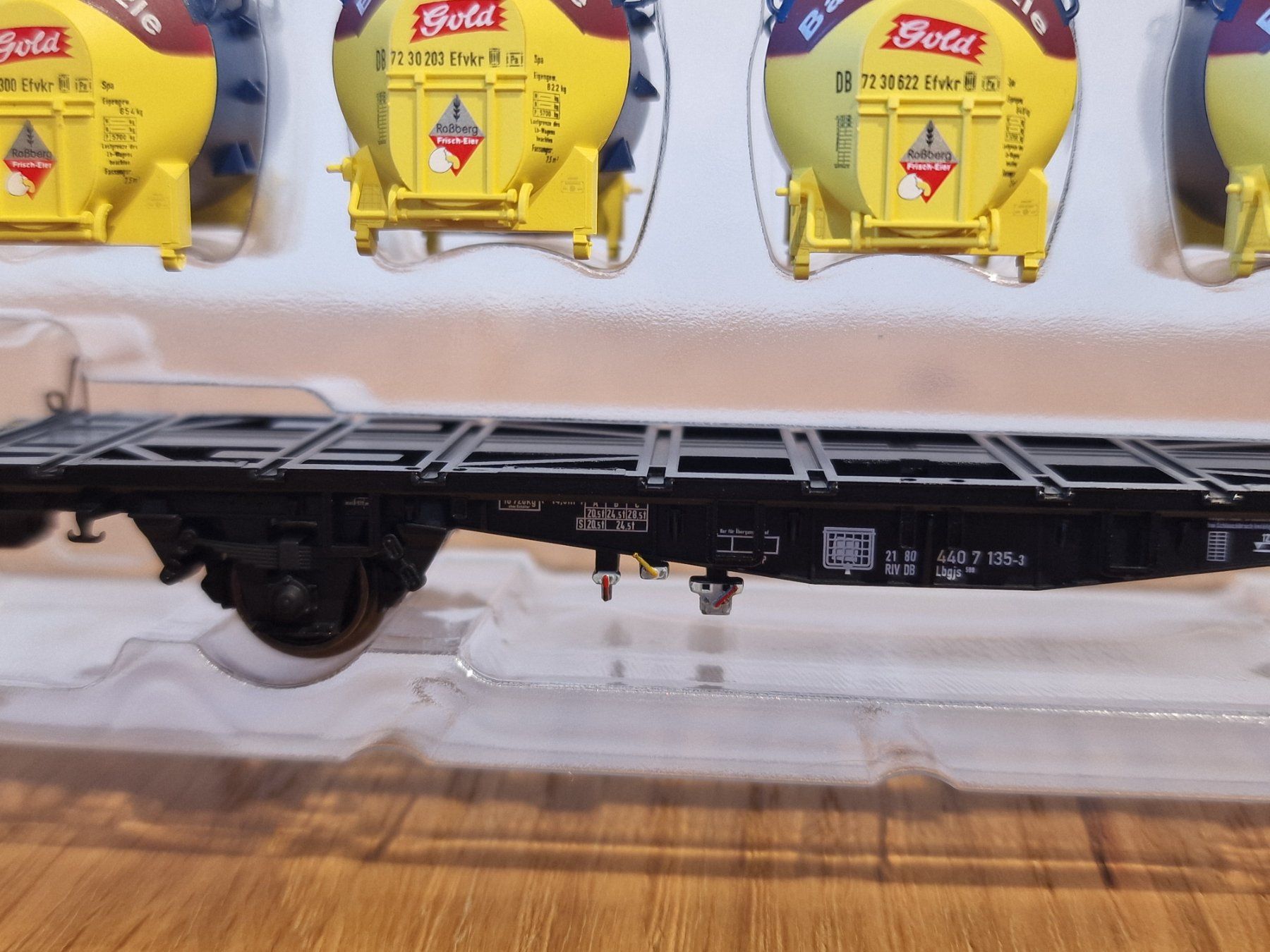 Trix Modellini di ferrovie: Behälterwagen Rossberg H0 – Nuovo e nell'imballaggio originale da Matten b. Interlaken venduto da lor_hr9w 2
