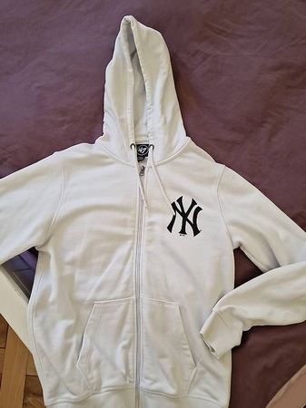 New York Yankees Hoodie weiss Grösse S