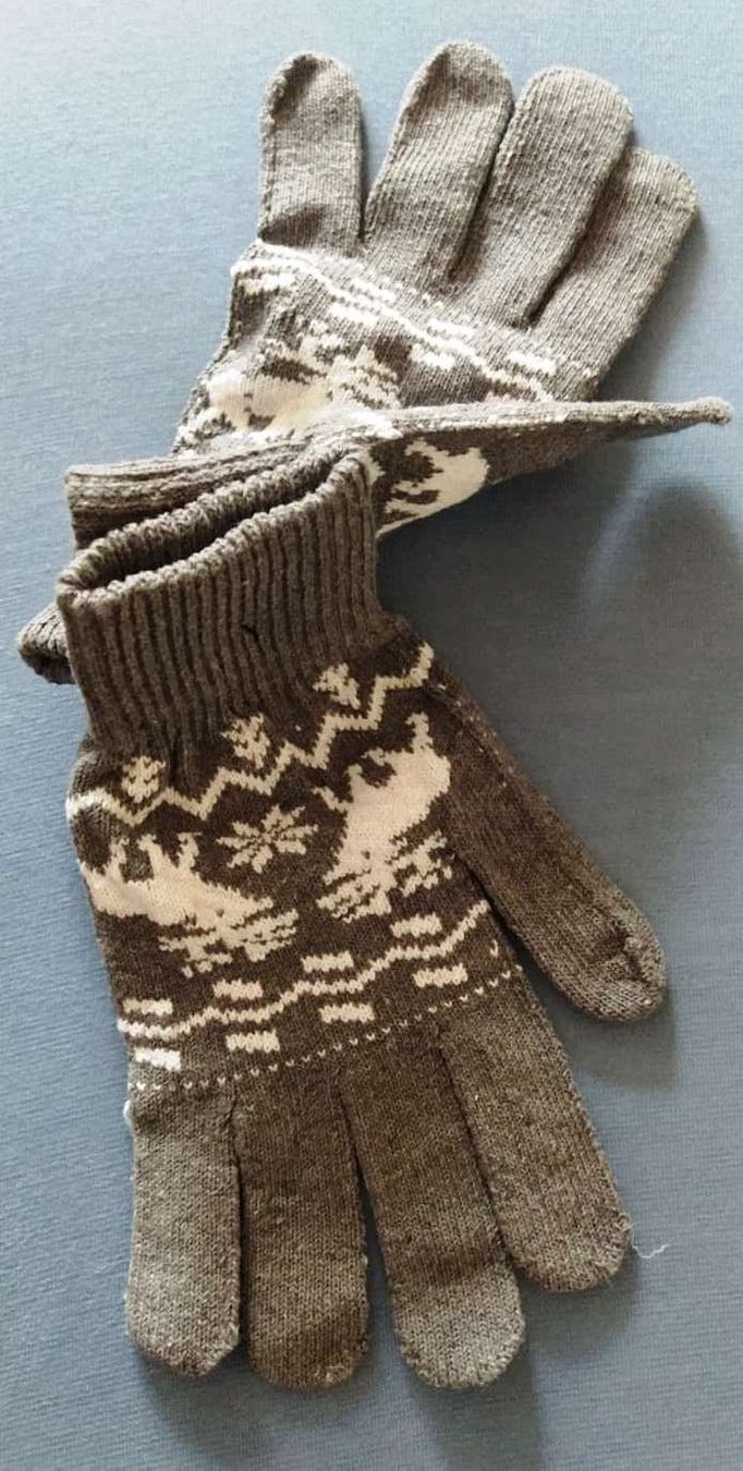 Guanti & manicotti: Winterhandschuhe mit Hirschmuster – Nuovo e nell'imballaggio originale da Zürich venduto da 1-2-3 2