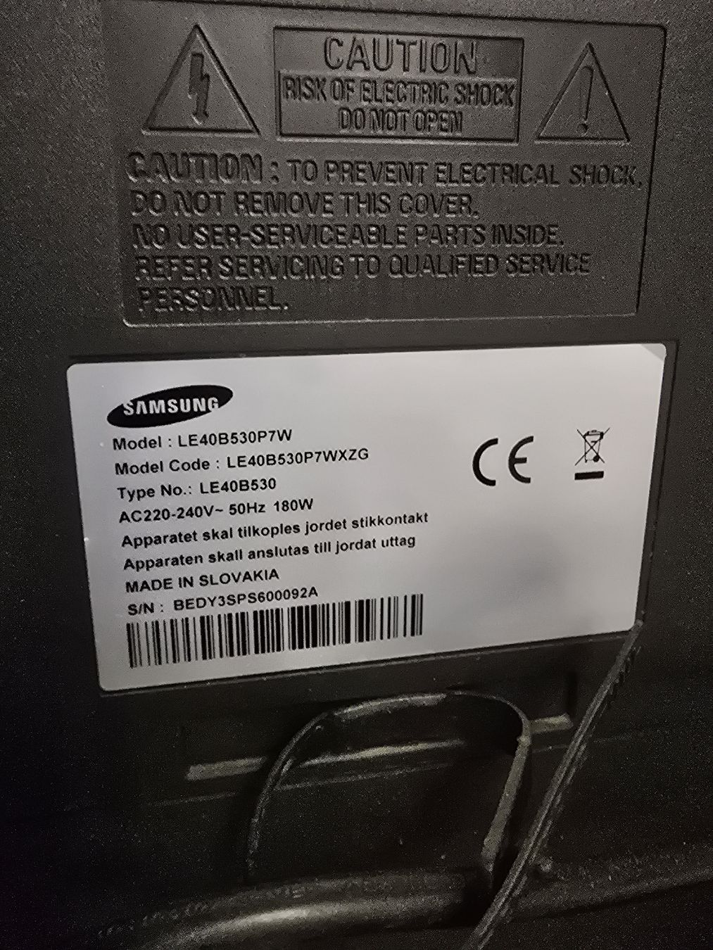 Fernseher: Samsung TV 40" (TV4) – Gebraucht aus Rorschach von TimelessTrading 1