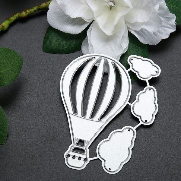 Schablonen: HEISSLUFTBALLON & WOLKEN STANZSCHABLONE – Neu und originalverpackt aus Affoltern am Albis von scrapbooking 1