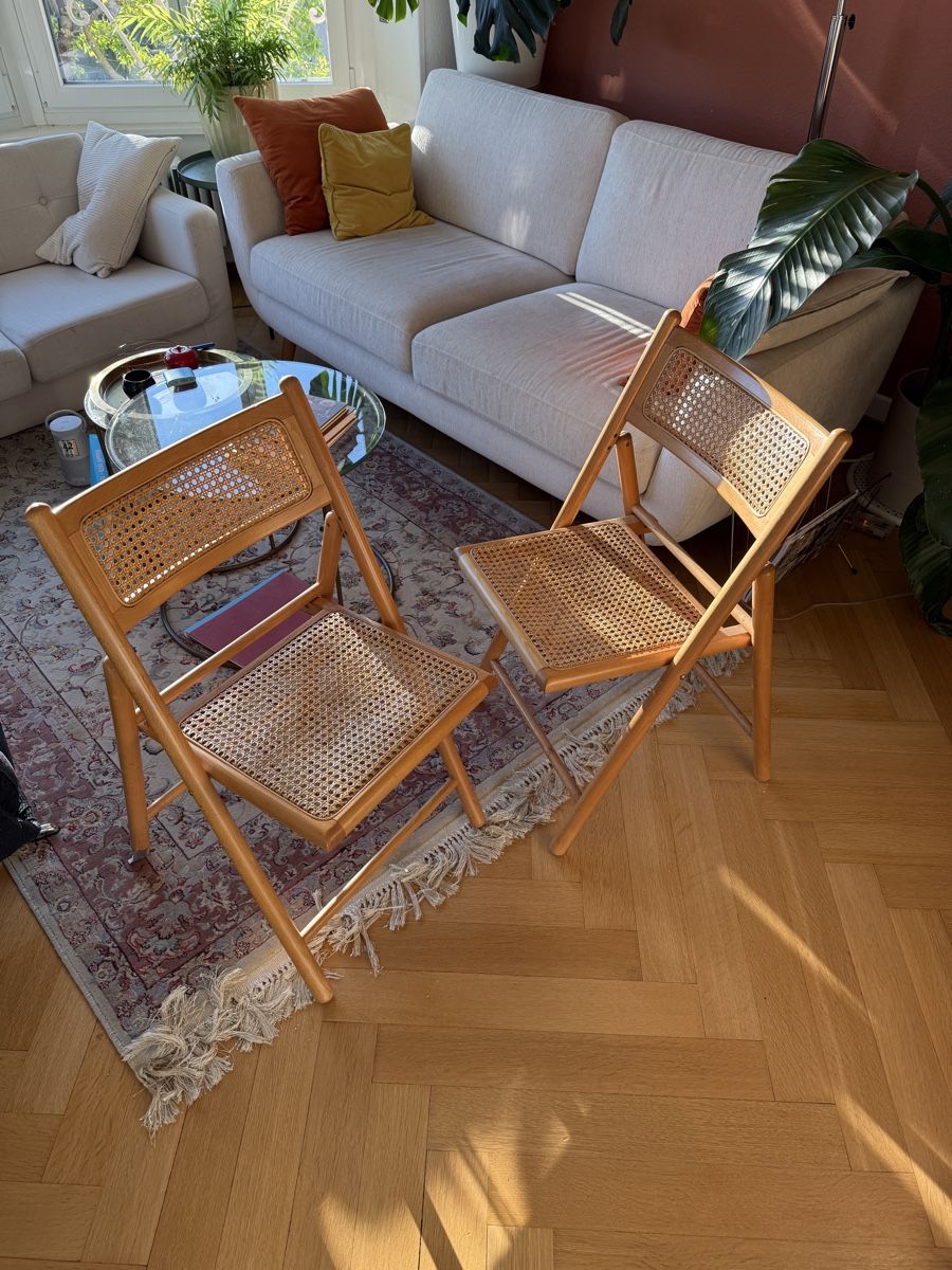 Sedie: Holzstühle mit Wiener Geflecht – Usato da Basel venduto da Barty 1