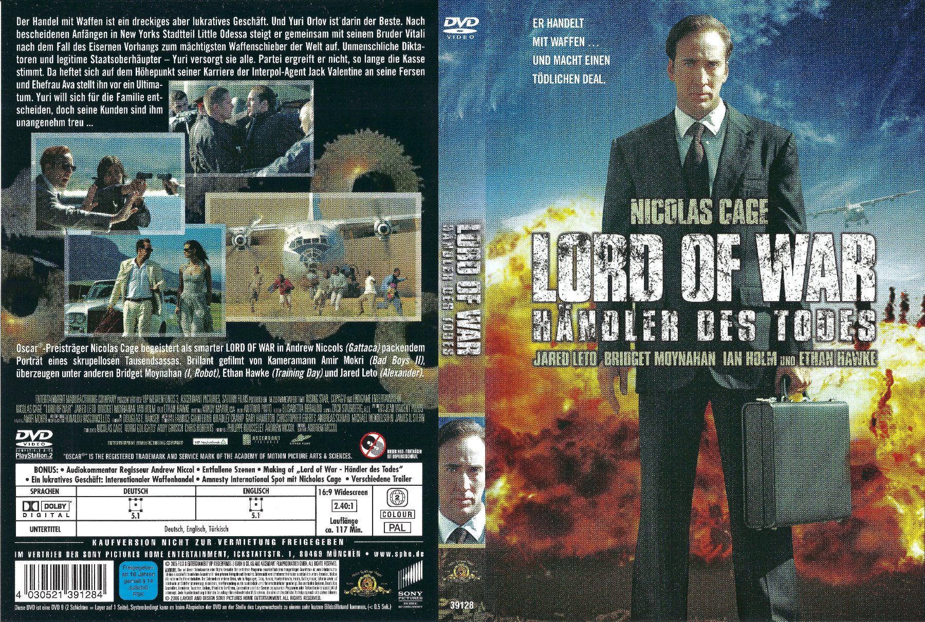 Tutti i DVDs: Lord of War - Händler des Todes – Usato da Zürich venduto da Cineasten