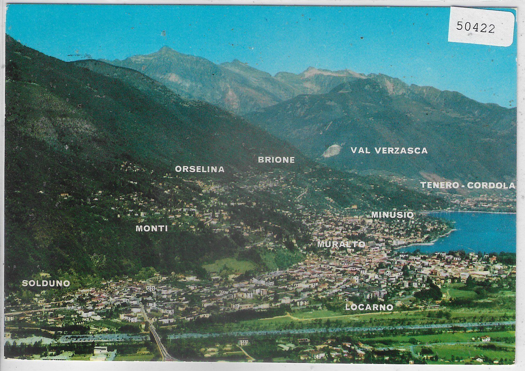 Cartoline postali: Locarnese - Panorama - Solduno - Tenero – Usato da Ettingen venduto da Kartenplanet
