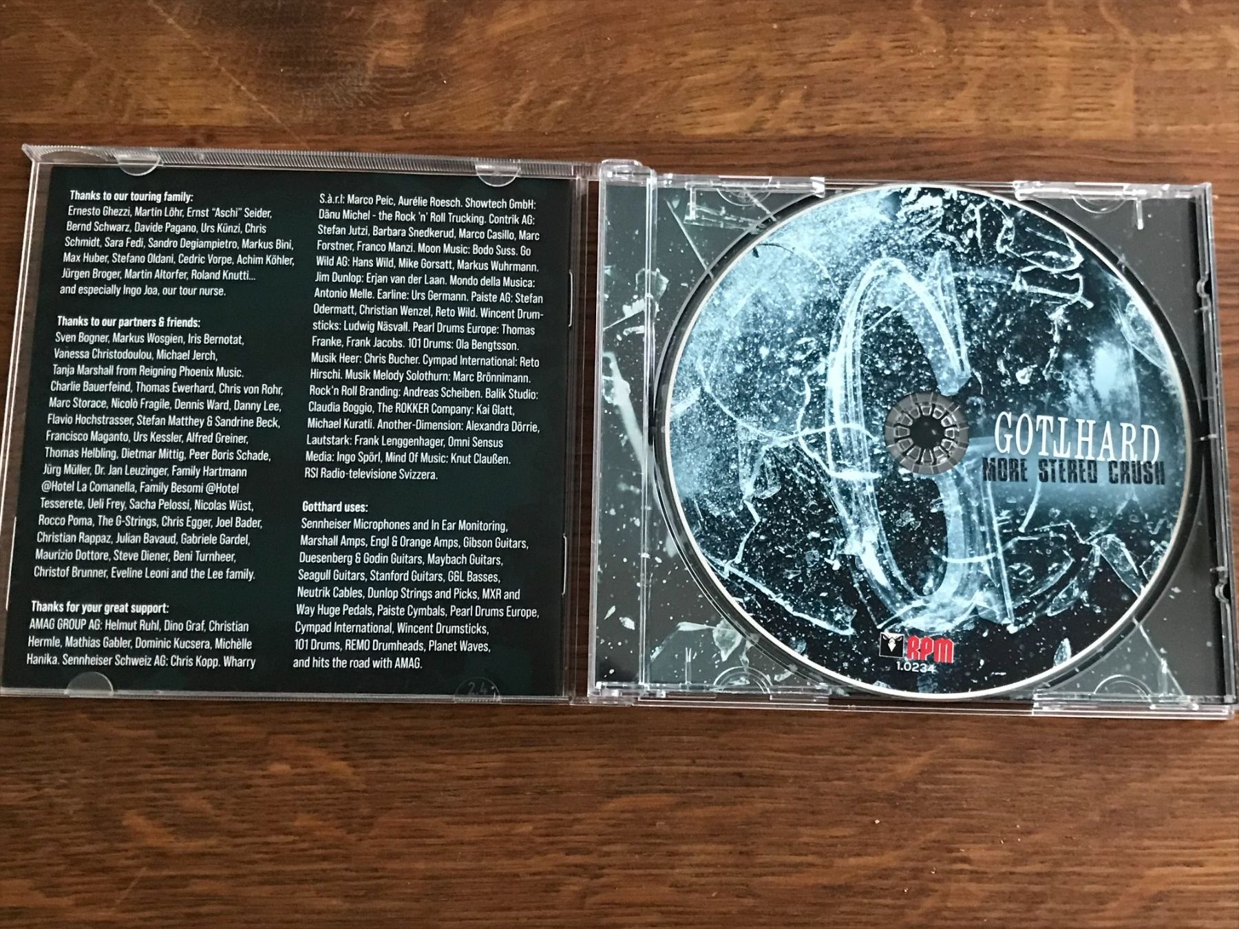 CD: GOTTHARD - More Stereo Crush – Usato da Buchs AG venduto da Archie 1