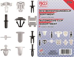 Kfz-Befestigungsclip-Sortiment für Mercedes, 270-tlg.
